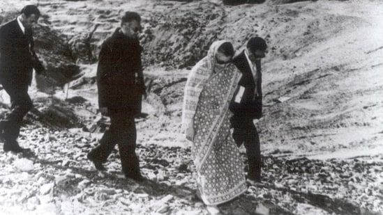 Indira Gandhi at Pokhran