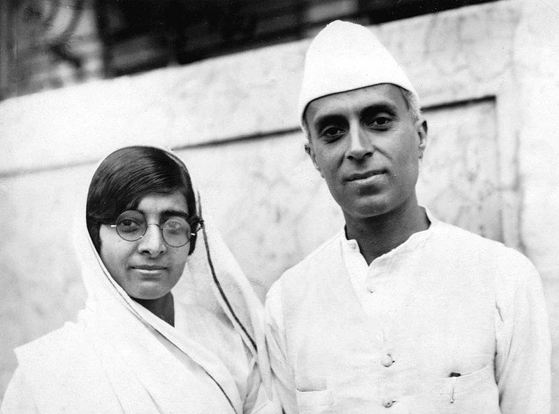 kamala nehru and jawaharlal nehru