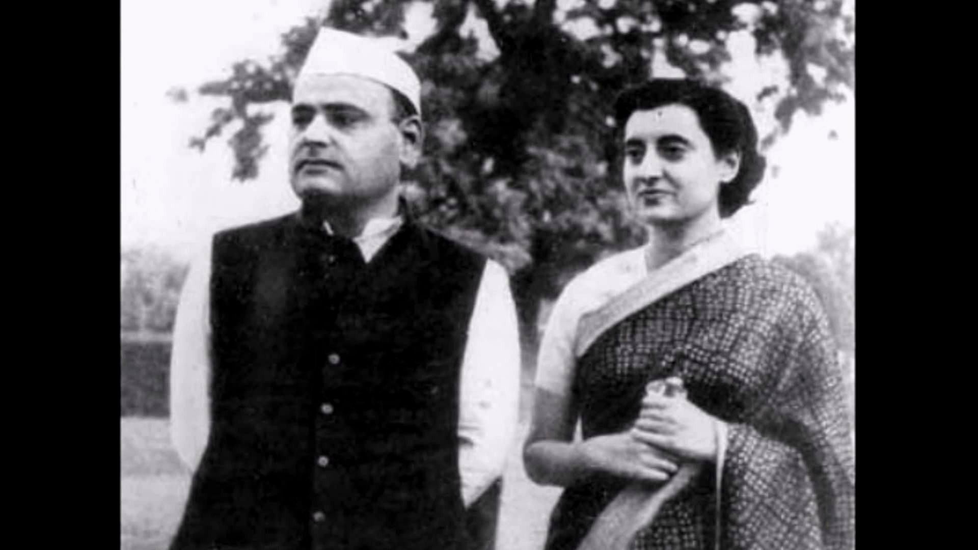 Indira Gandhi Feroze Gandhi relation