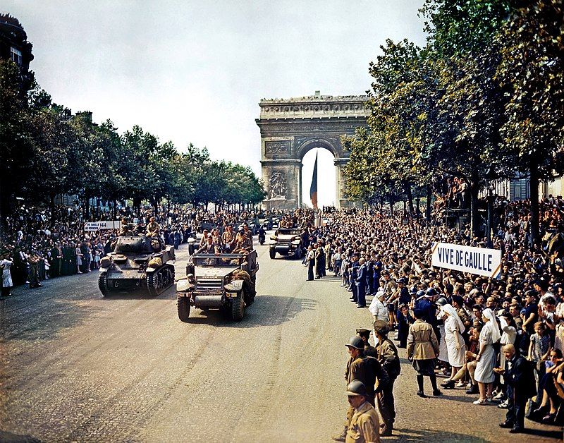 german army in paris during world war 2