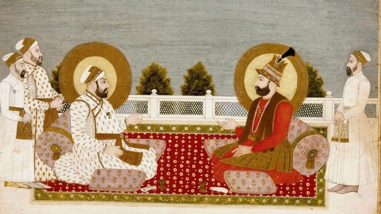Nader Shah and Muhammad Shah 
