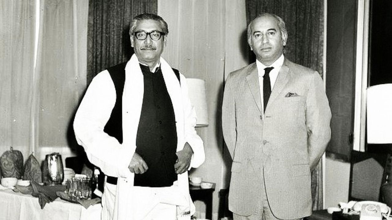 Zulfikar Ali Bhutto and Shaikh Mujibur Rehman