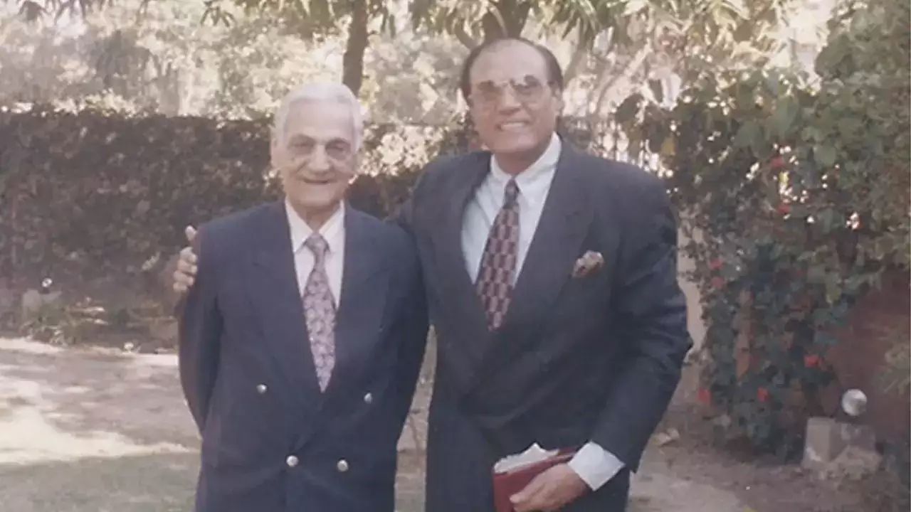 M.L. Khetarpal & Pakistani Brigadier Khwaja Mohammad Naser