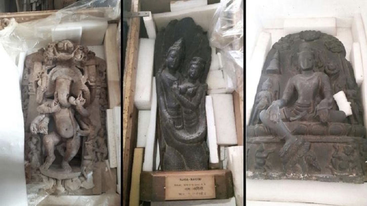 Idols returned to India