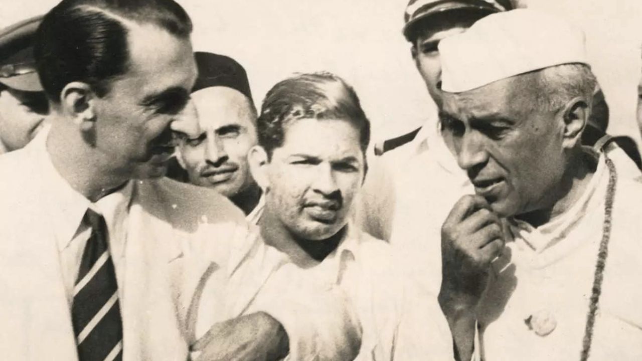 Nehru with JRD Tata