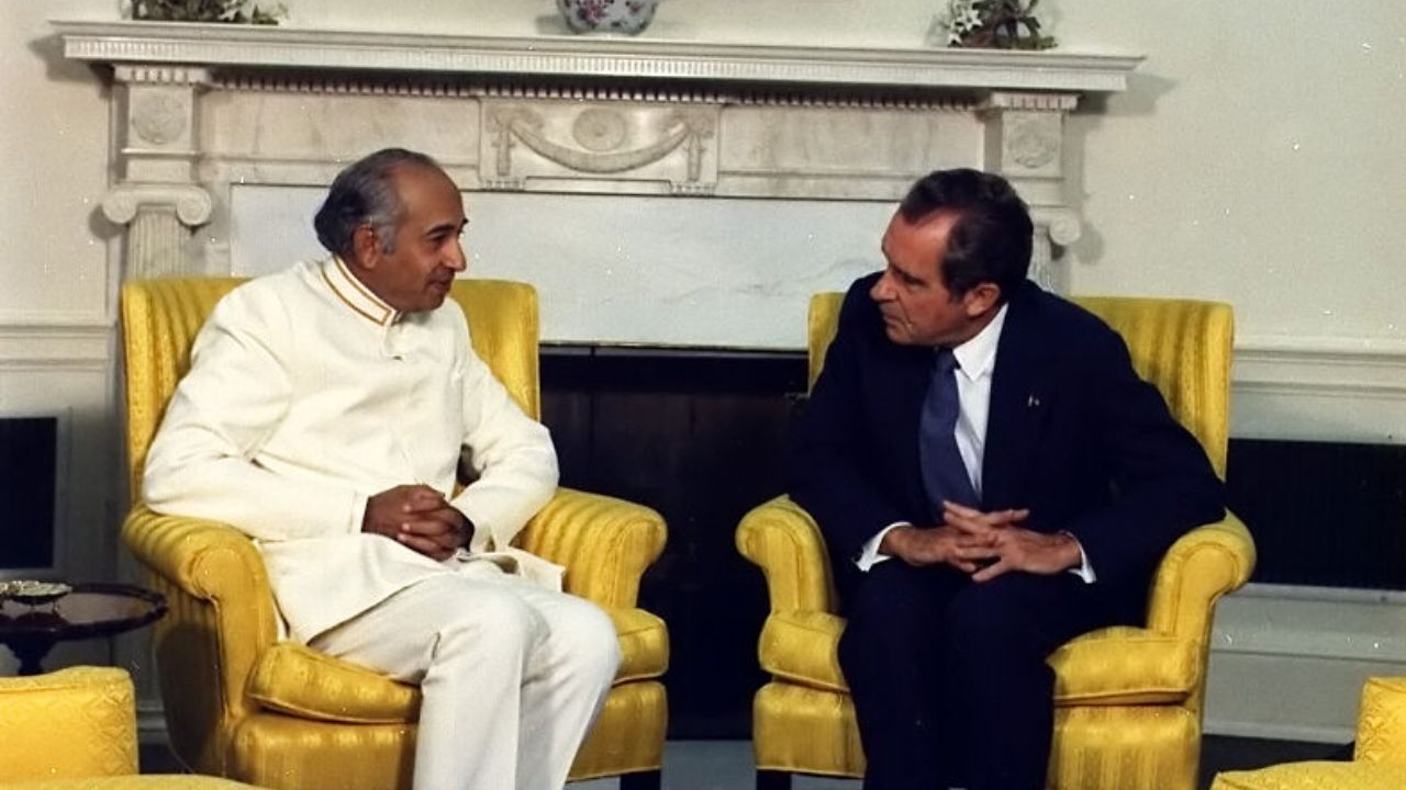 Bhutto with Nixon