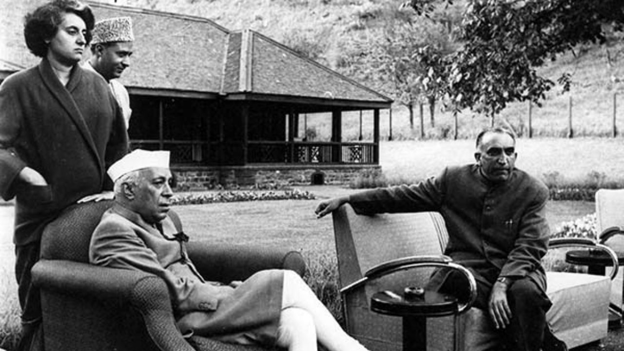 Prime Ministers Nehru and Bakhshi