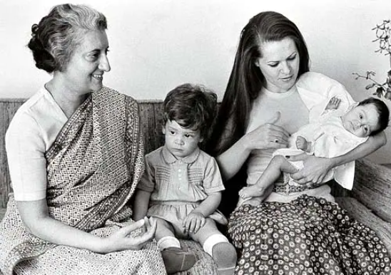 indira, rahul, priyanka, sonia, 