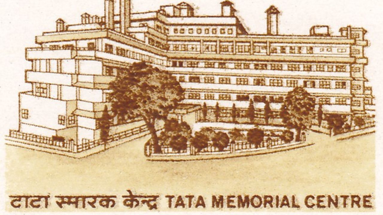 1991 stamp dedicated to Tata Memorial Centre