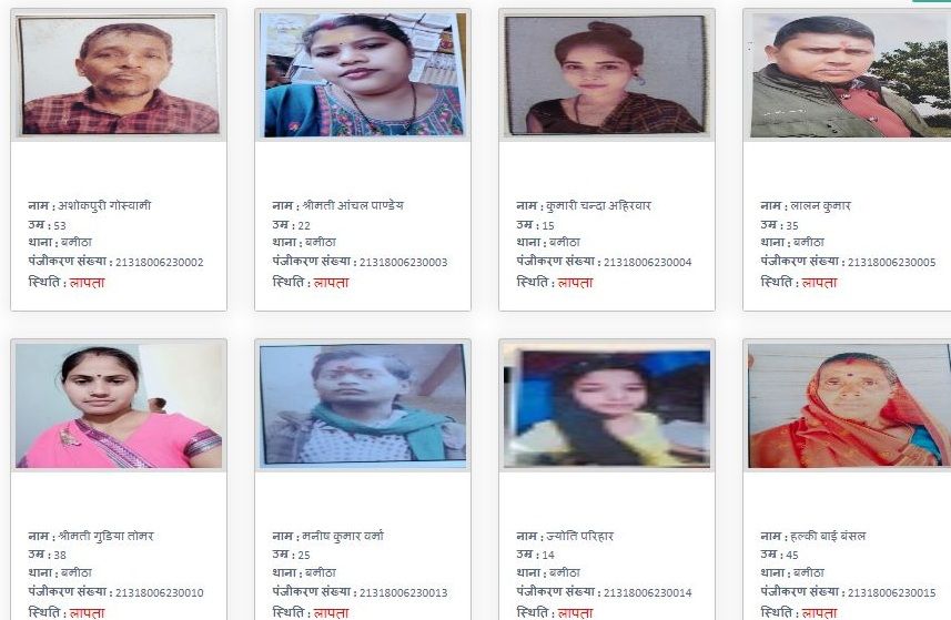 missing people from Bageshwar Dham
