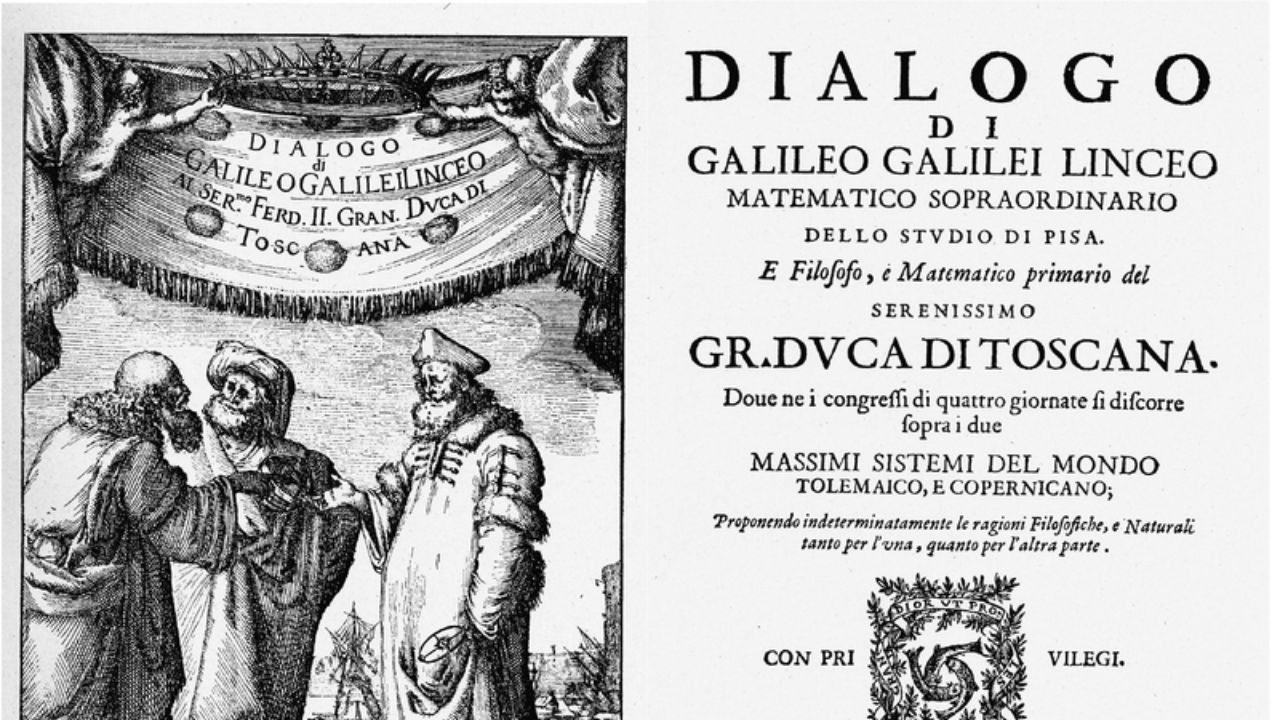 Galileos Dialogue Title Page