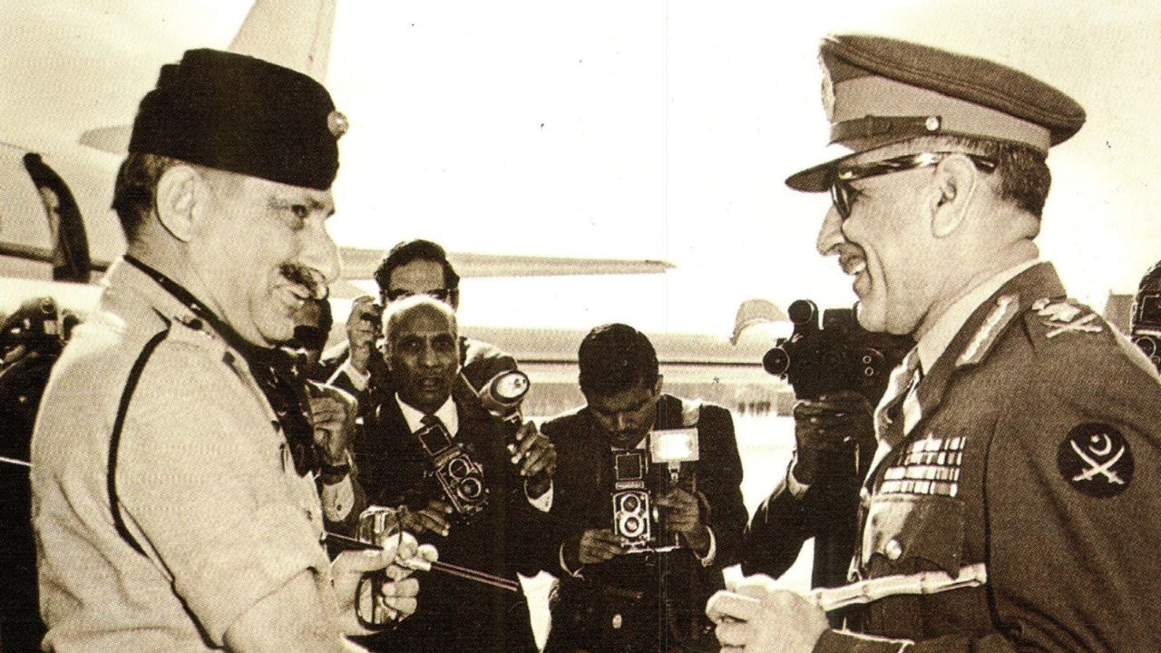 Manekshaw with Gen Tikka Khan
