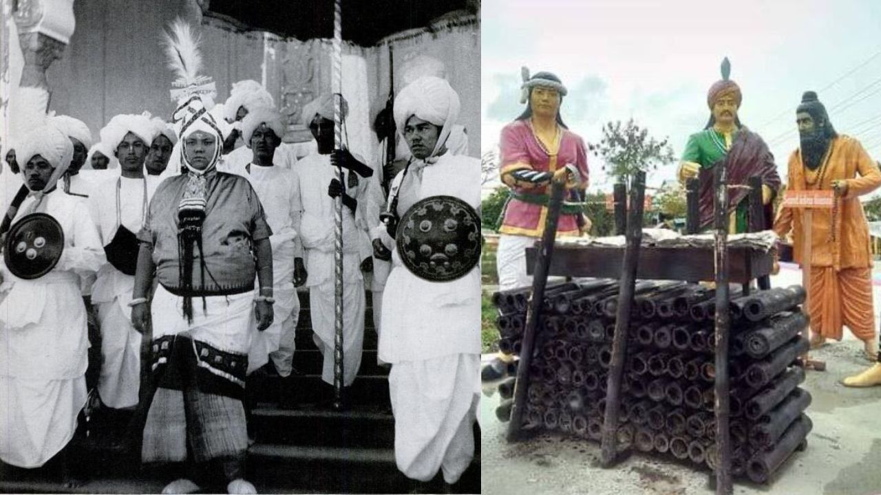 Maharaja Bodhchandra Singh & Pamheiba Manipur