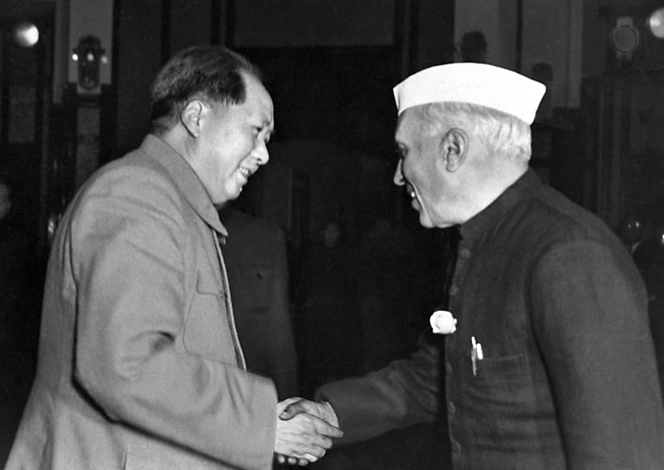 Nehru with Mao