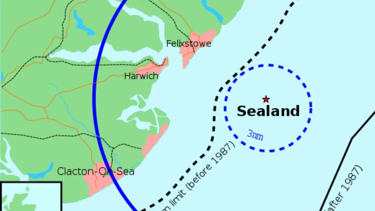 Map of Sealand