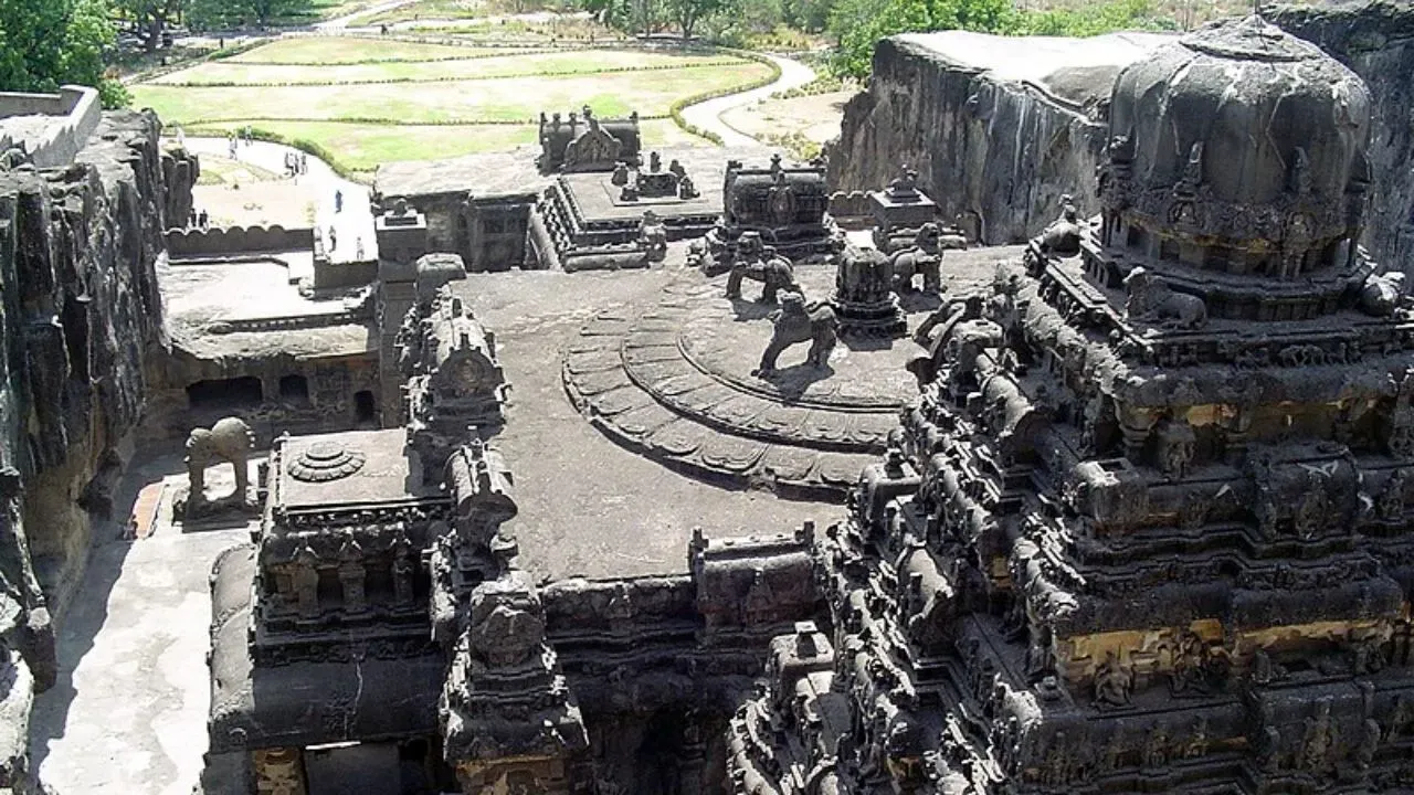 Kailasha temple at ellora