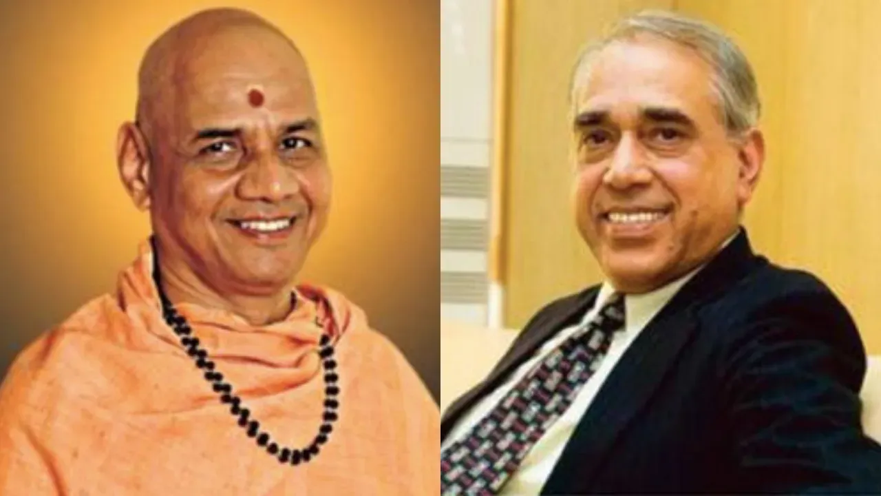 Swami Govinddev Giri and Nripendra Mishra
