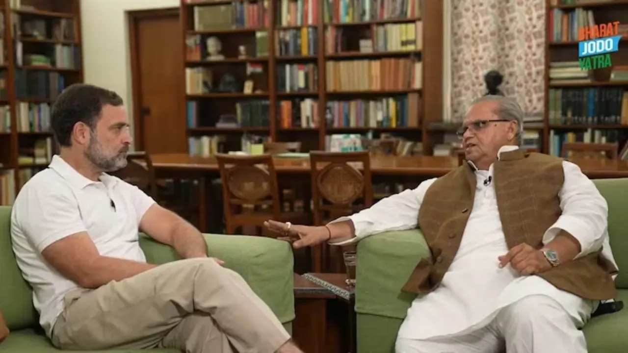 Satyapal Malik with Rahul Gandhi
