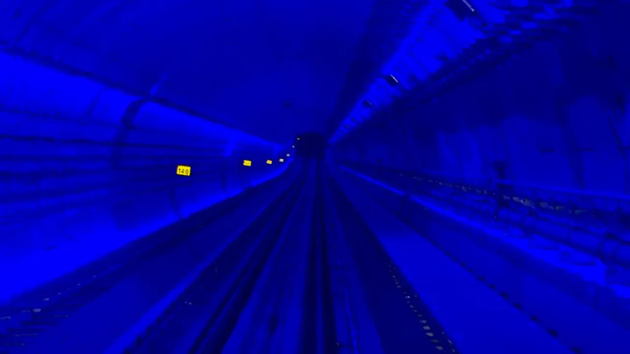 Kolkata underwater metro