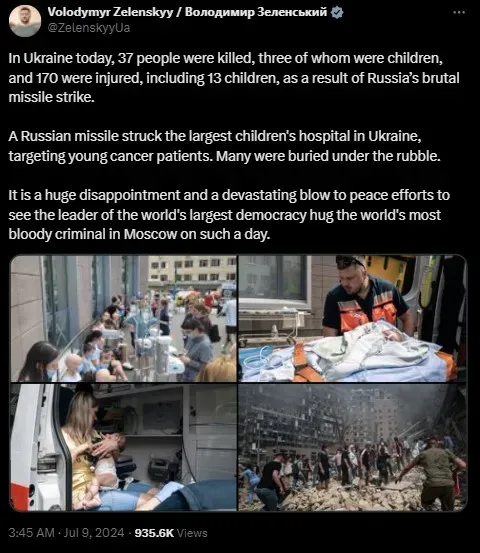 Volodymyr Zelenskyy Post