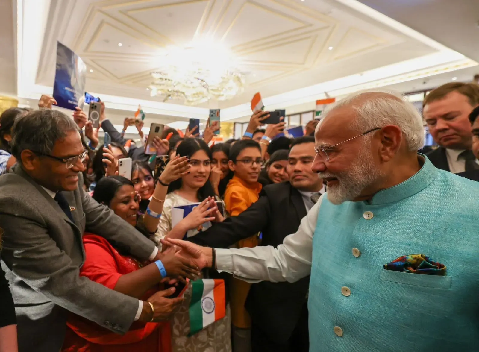 PM Modi Meeting Indian Community in Russia