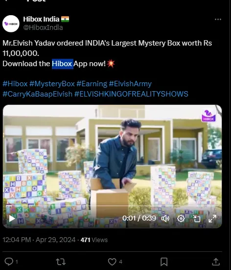 hibox app: fukra insan aka abhishek malhan, Elvish Yadav, Bharti singh accused of misleading users with there endorsement 