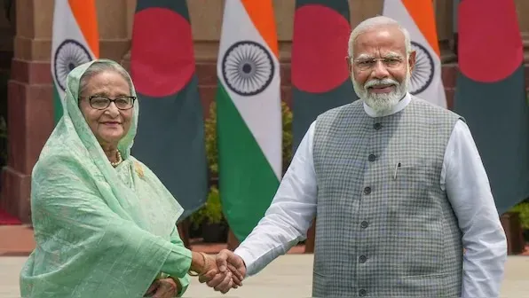 Narendra Modi and Sheikh Hasina