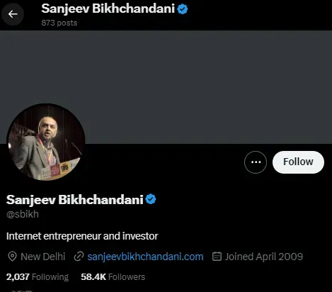 who is Sanjeev Bikhchandani: Zomato founding investors, Info Edge, Naukri jeevasathi founder