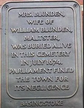 mrs blunden tomb