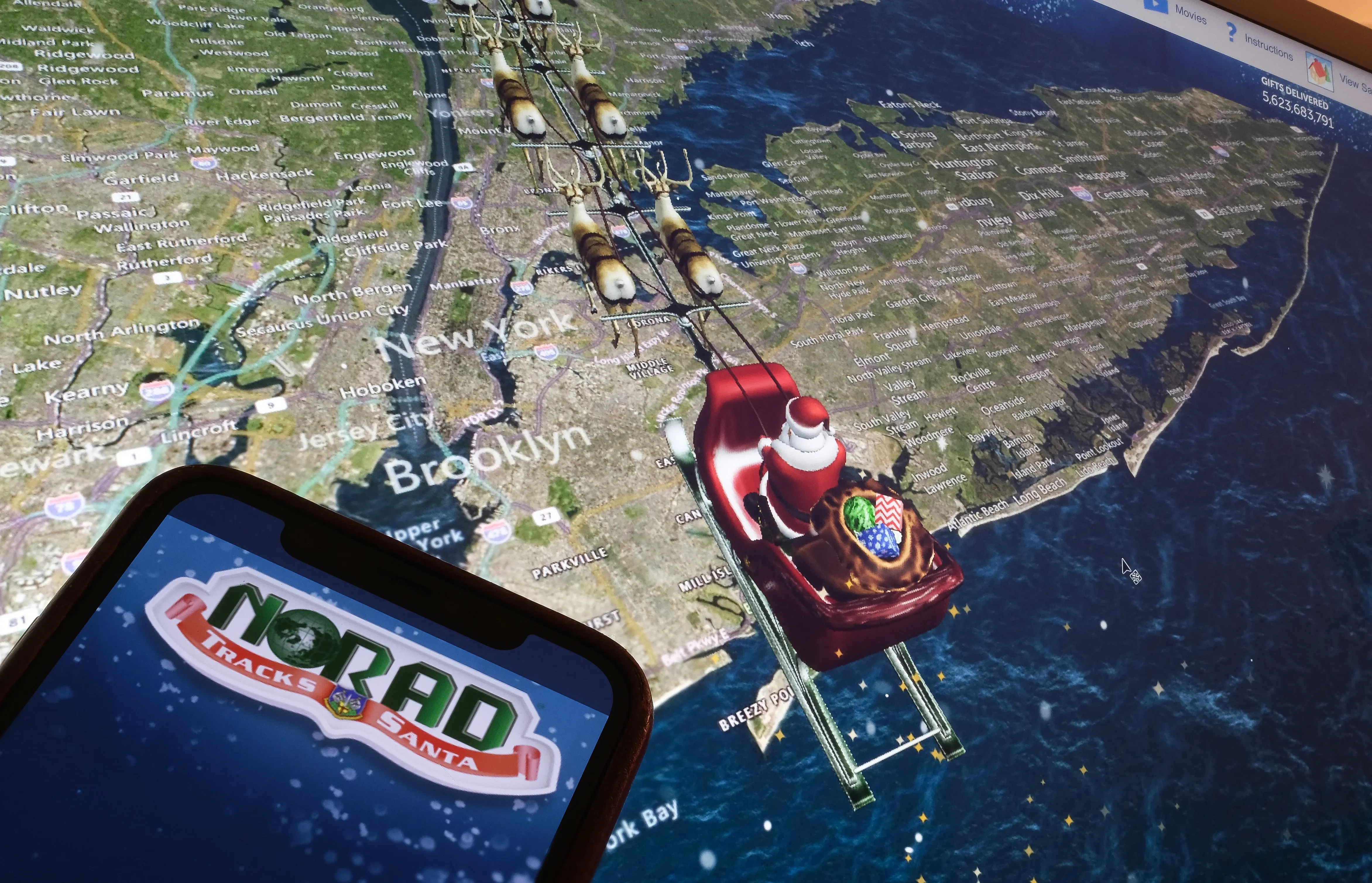 norad santa tracker