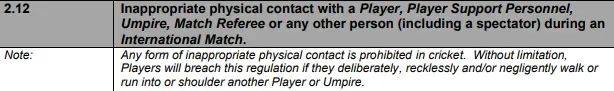 ICC RULE