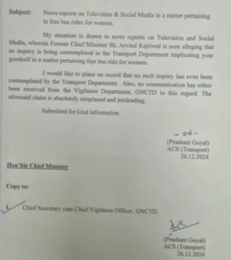 transport department