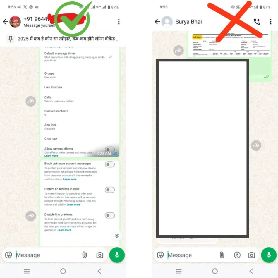 Screenshot as Evidence