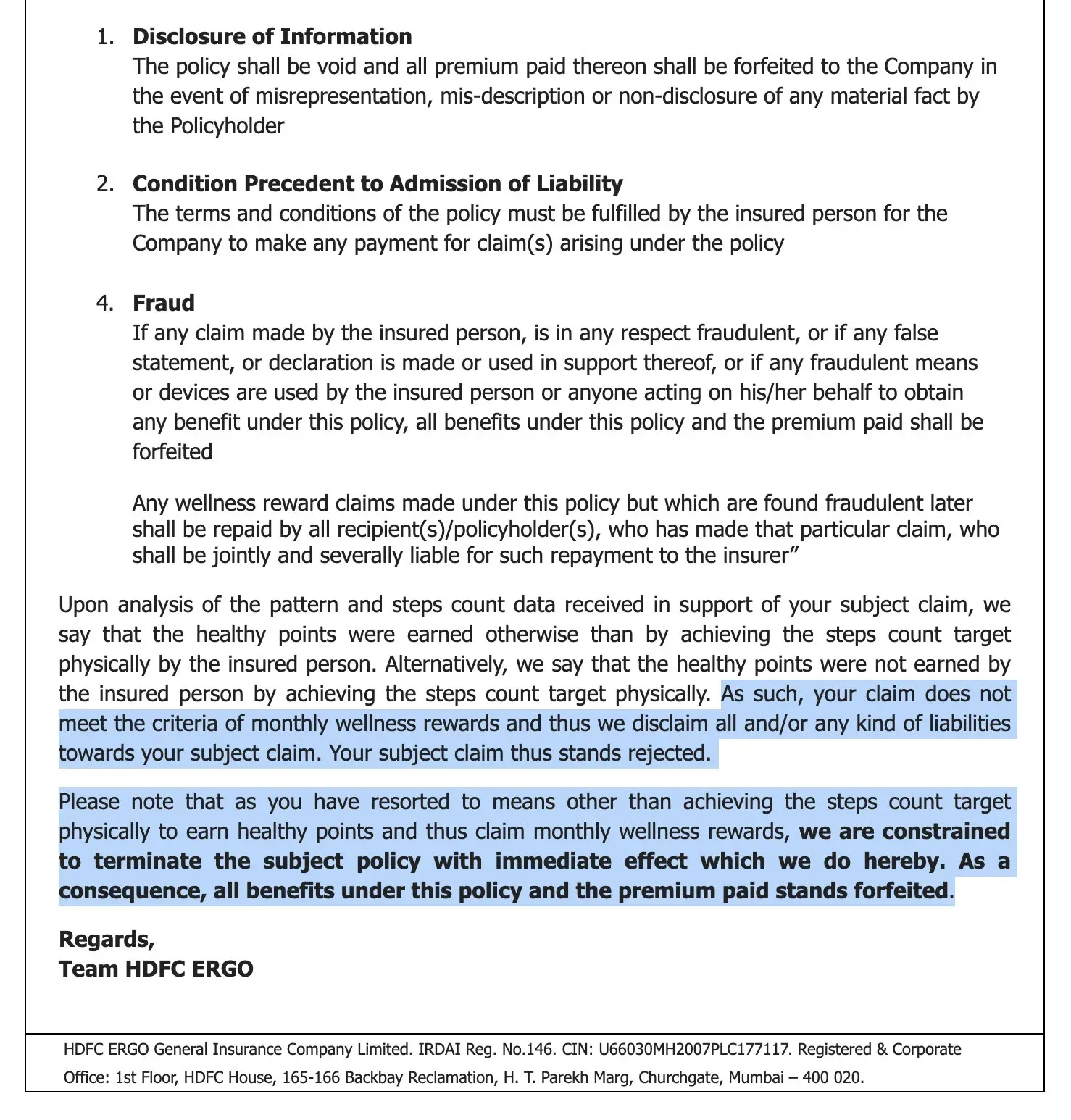 HDFC Ergo