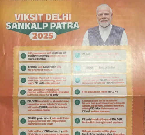 delhi elections bjp maniesto