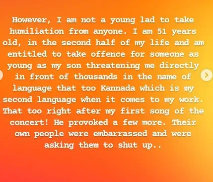 sonu nigam post 2