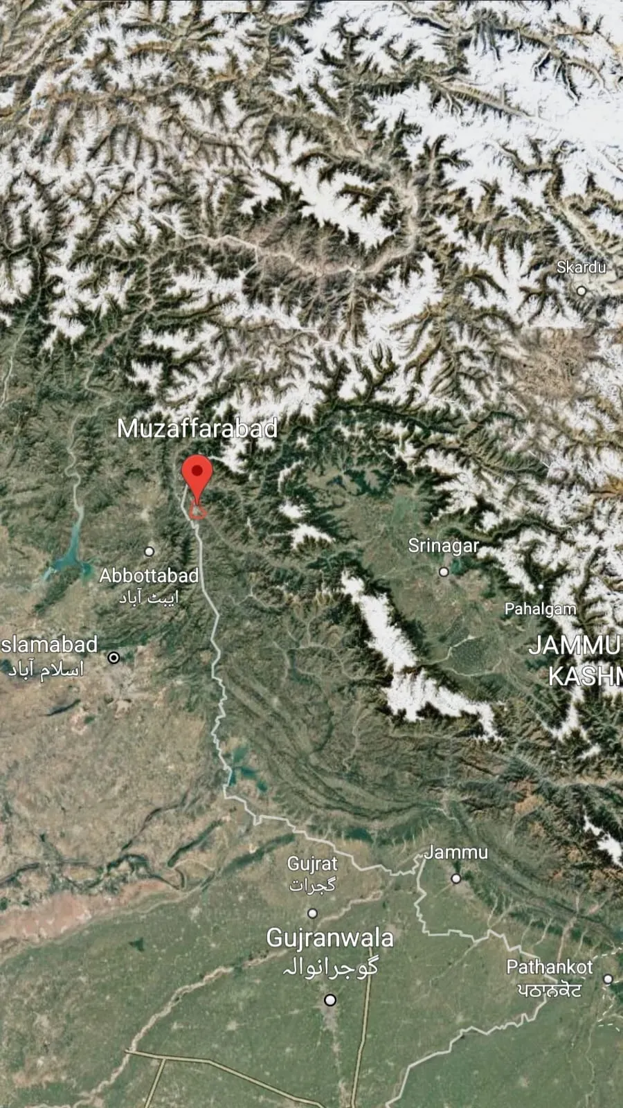 muzaffarabad air strike