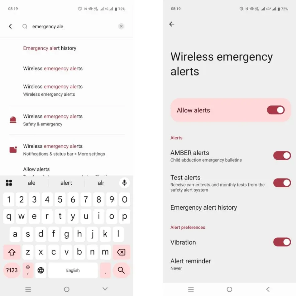 emergency alerts