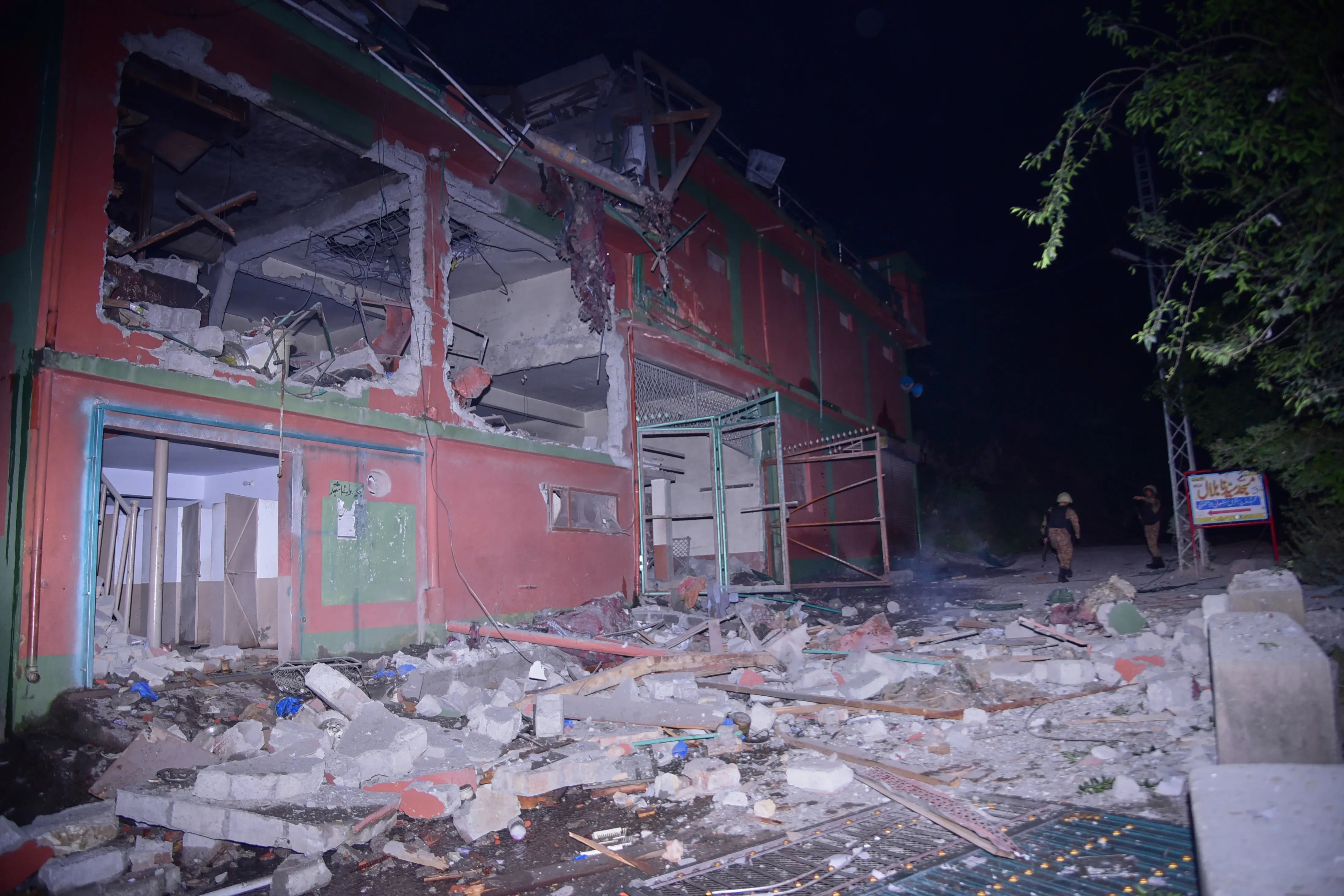 Muzaffarabad Collapsed Building