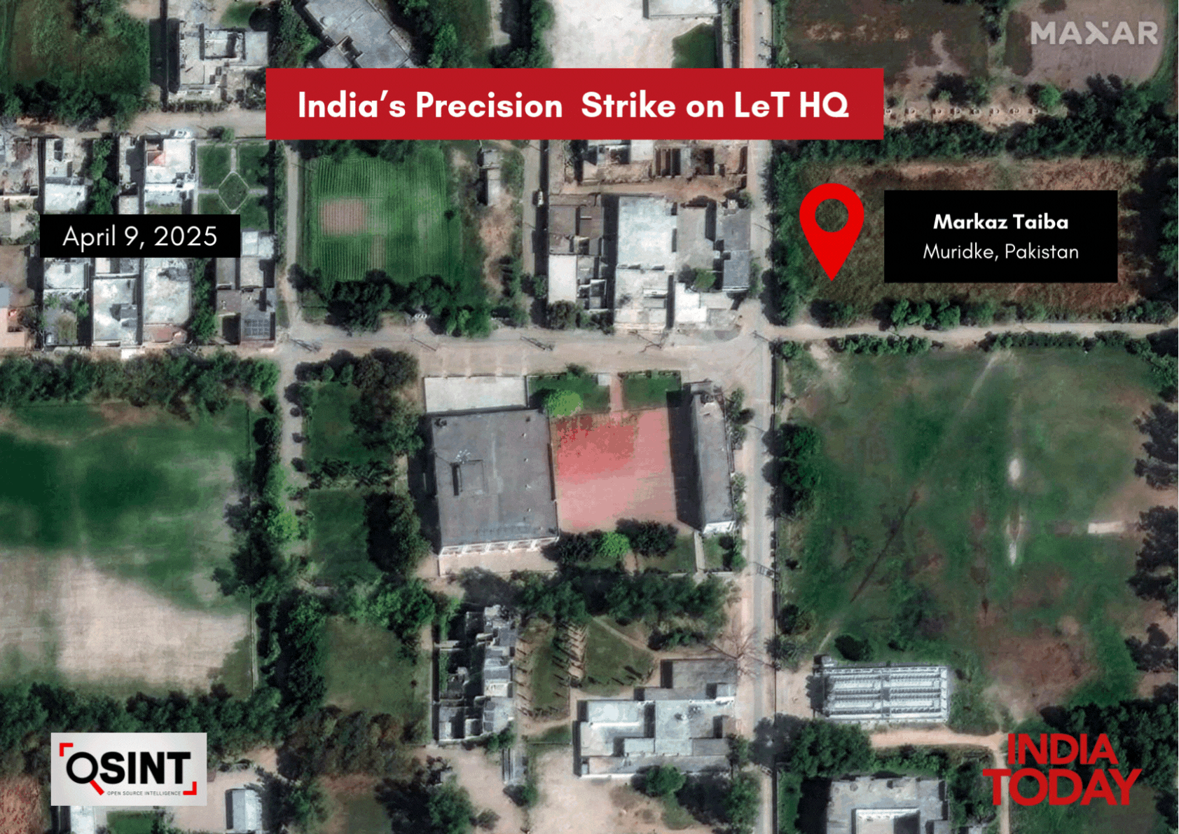 Lashkar Headquarter Demolished
