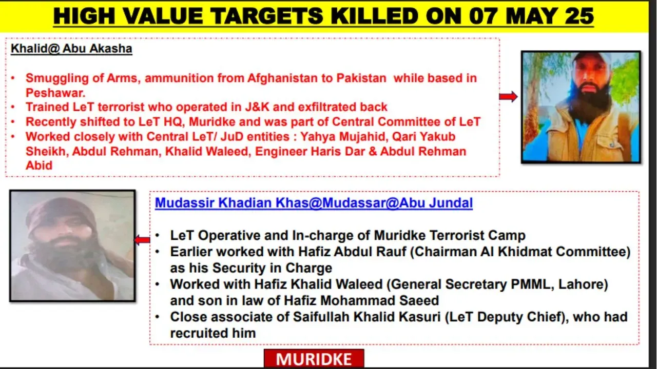 Operation Sindoor Terrorist Killed