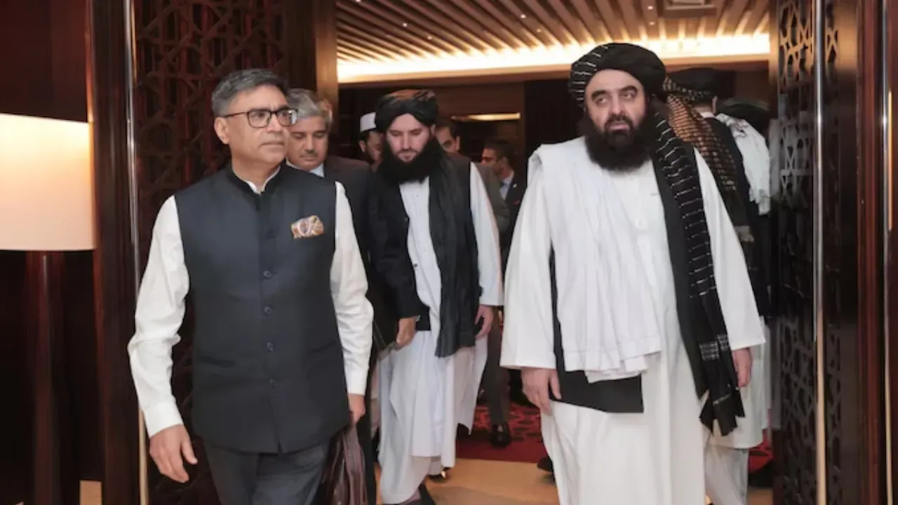 Vikram Misri With Talibani Foreign MInister