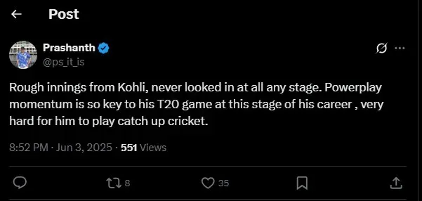 एक्स पर यूजर्स का रिएक्शन. (X @ps_it_is)