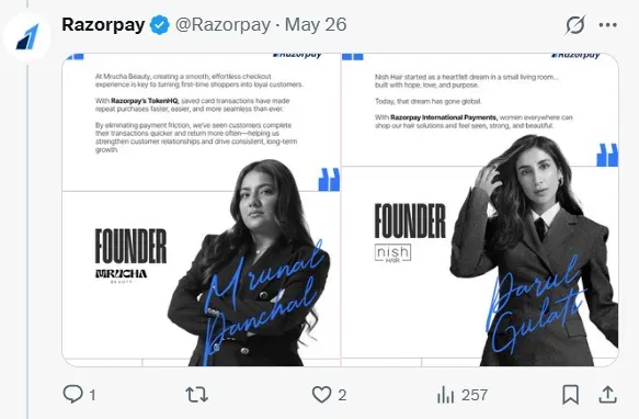 Razorpay का Back ingIndias Boldest कैंपेन