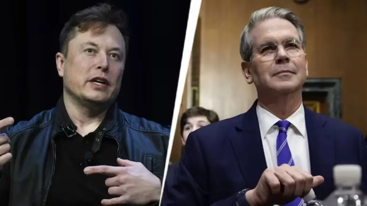 Elon Musk Scott Bessent