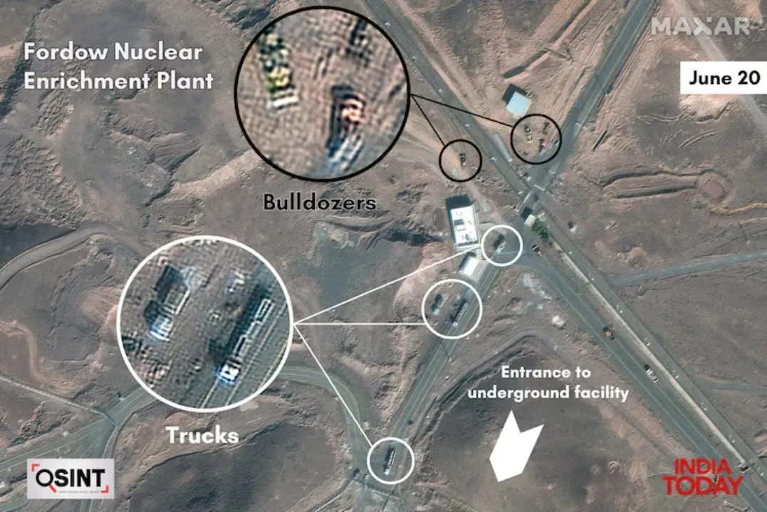 Iran Nuclear Site Satellite Image