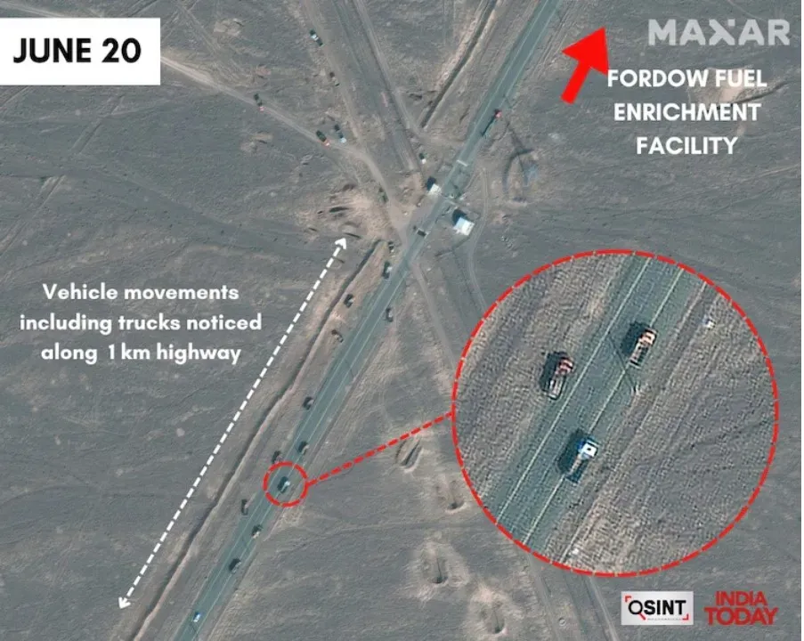 Iran Nuclear Sites Satellite Images