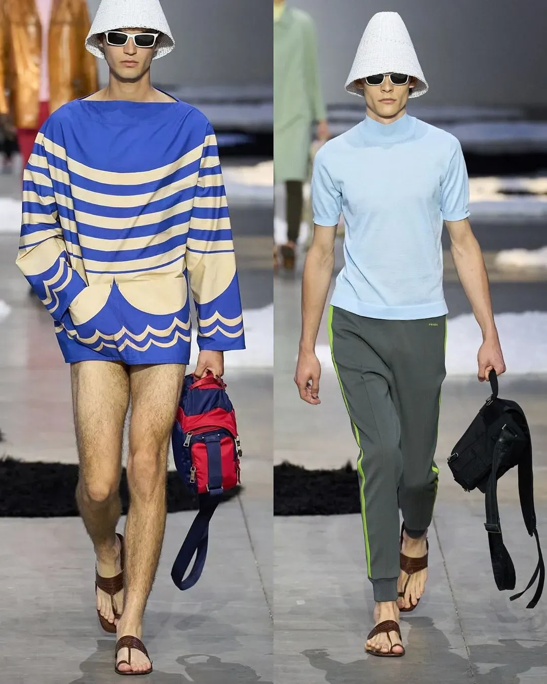 milas fashion week kolhapuri chappal