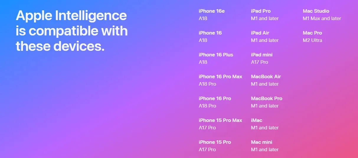 Apple inteligence