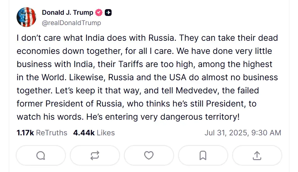 Trump on Tariff and Trade Deal